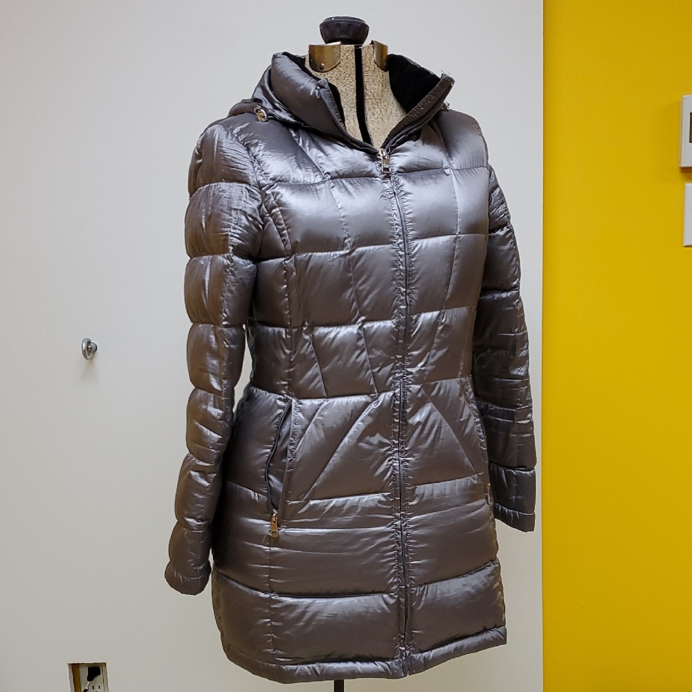 Silver Puffer Jacket